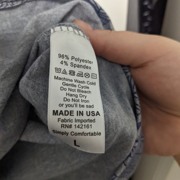 LuLaRoe Patrick - size L - Picture 4 of 4